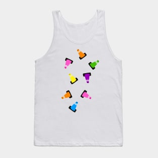 multi colored traffic cones Tank Top